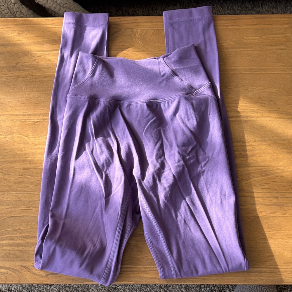 Aura Purple High-Waisted Leggings